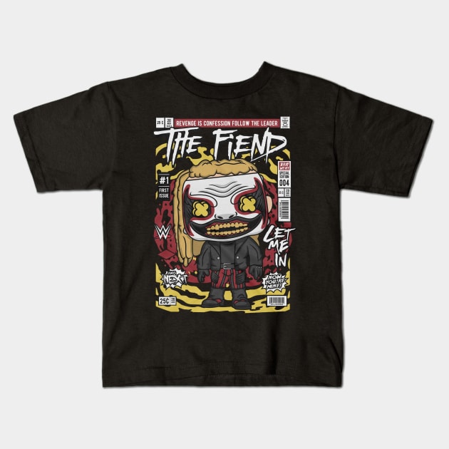 Bray Wyatt - The Fiend comics Kids T-Shirt by Kerambawesi